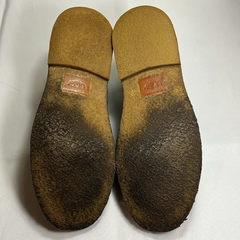 UGG Leighton Chukka Suede Boots, Men’s 13 EU 47 Brown 2-hole lace up, 1005487